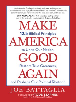 cover image of Make America Good Again